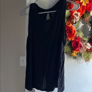 Halogen Black Cut Out Tank Top